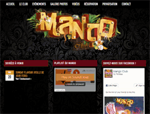 Tablet Screenshot of clubmango.fr